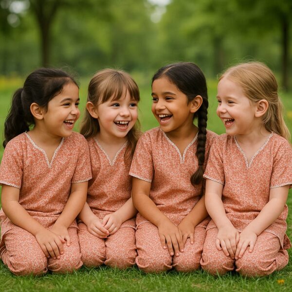 Elegant Light Pink Dress for Baby Girls - Image 2