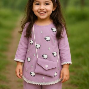 🐑 Bakra Eid Special – “Eid-E-Lamb” Lavender Outfit
